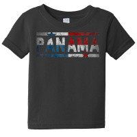 Panama Retro Flag T Shirt Panamanian Distressed Graphic T Shirt Baby Tee | Artistshot