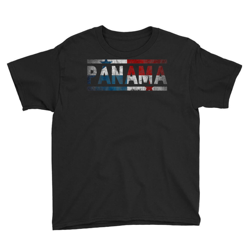 Panama Retro Flag T Shirt Panamanian Distressed Graphic T Shirt Youth Tee by cm-arts | Artistshot