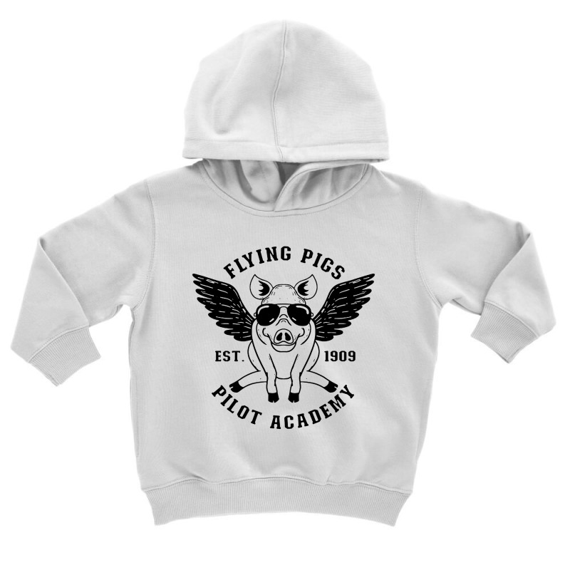 Flying Pigs Academy Toddler Hoodie by Aibon | Artistshot