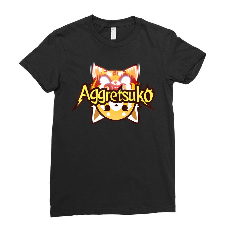 Aggretsuko Dual Personality Ladies Fitted T-Shirt by Kandurip541 | Artistshot