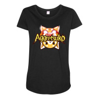 Aggretsuko Dual Personality Maternity Scoop Neck T-shirt | Artistshot