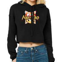 Aggretsuko Dual Personality Cropped Hoodie | Artistshot