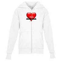 Love Paris Youth Zipper Hoodie | Artistshot