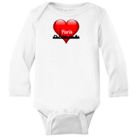 Love Paris Long Sleeve Baby Bodysuit | Artistshot