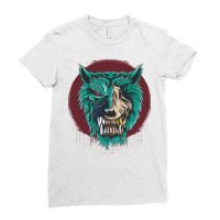 Angry Animals Ladies Fitted T-shirt | Artistshot