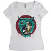 Angry Animals Women's Triblend Scoop T-shirt | Artistshot