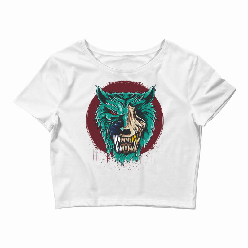 Angry Animals Crop Top by lizard king | Artistshot