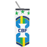 Brazilian Football Confederation Skinny Tumbler | Artistshot