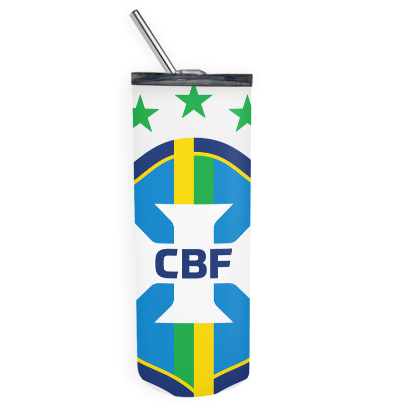 Brazilian Football Confederation Skinny Tumbler | Artistshot