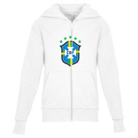 Brazilian Football Confederation Youth Zipper Hoodie | Artistshot