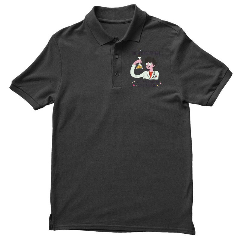 Funny Science Scientist Chemist Screw Around Find Out Method Men's Polo Shirt | Artistshot