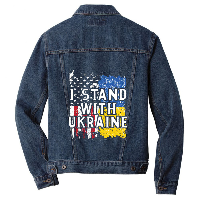 I Stand Men Denim Jacket | Artistshot