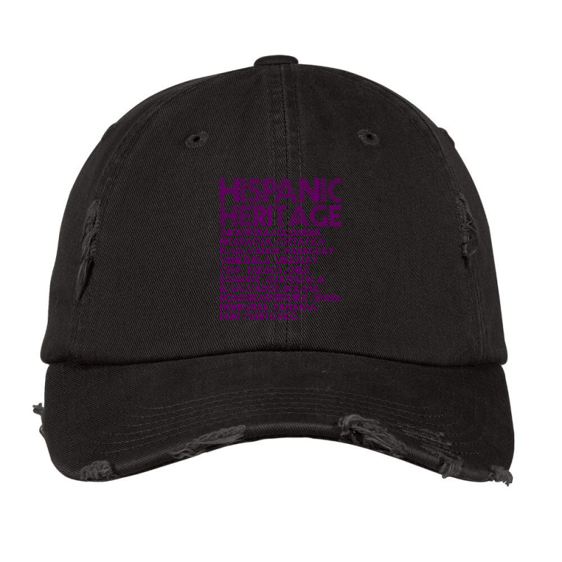 Hispanic Heritage Month Latino Vintage Cap by CNNTshirt | Artistshot