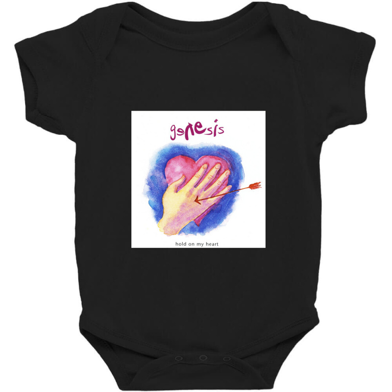 Genesis Hold On My Heart Baby Bodysuit by cm-arts | Artistshot