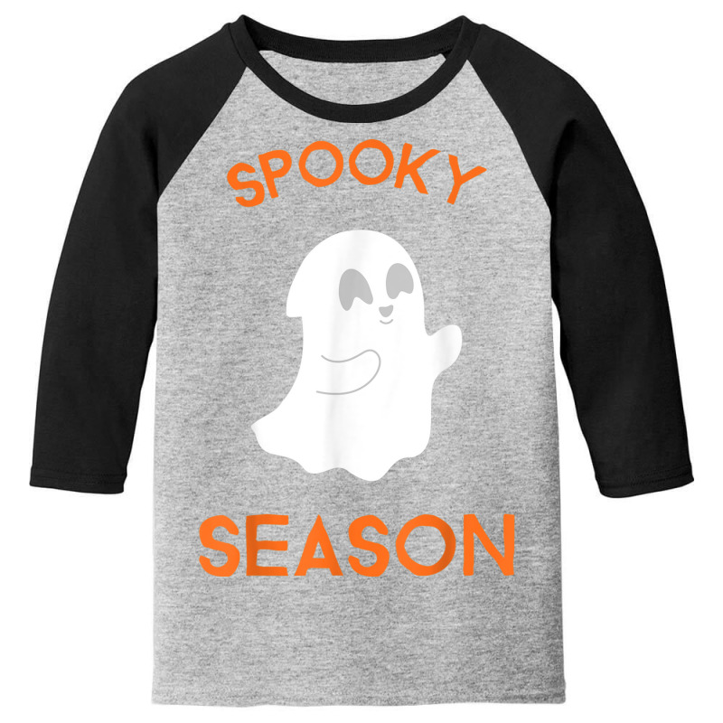 Spooky Season Halloween Ghost Youth 3/4 Sleeve by Orchid | Artistshot