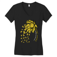 Endometriosis Awareness Survivor T  Shirt2173 Women's V-neck T-shirt | Artistshot