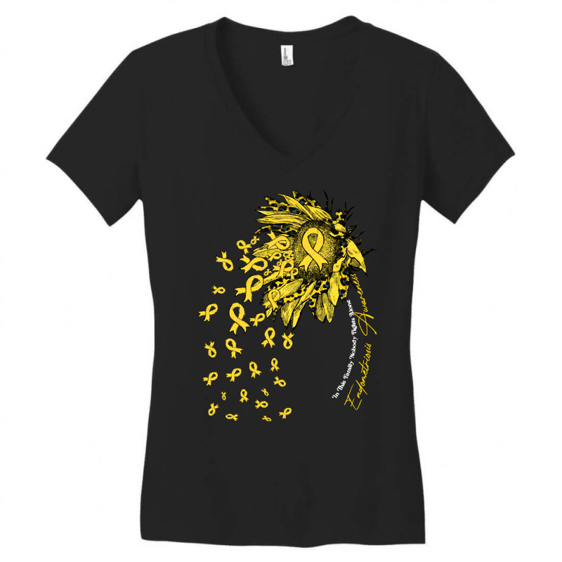 Endometriosis Awareness Survivor T  Shirt2173 Women's V-Neck T-Shirt by cm-arts | Artistshot