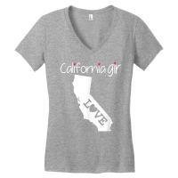 California Girl Tshirt I Love California Home Tee Cute Cali T Shirt Women's V-neck T-shirt | Artistshot