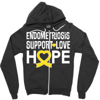 Endometriosis Awareness T  Shirt2174 Zipper Hoodie | Artistshot