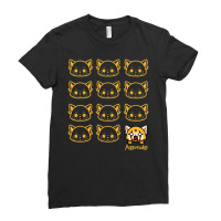 Aggretsuko Real Ladies Fitted T-shirt | Artistshot