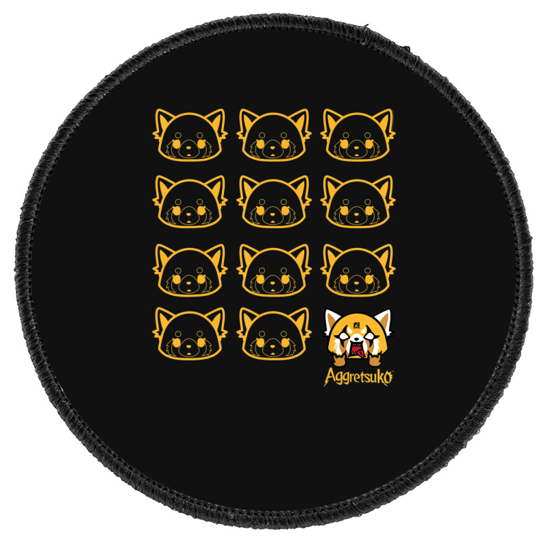 Aggretsuko Real Round Patch | Artistshot