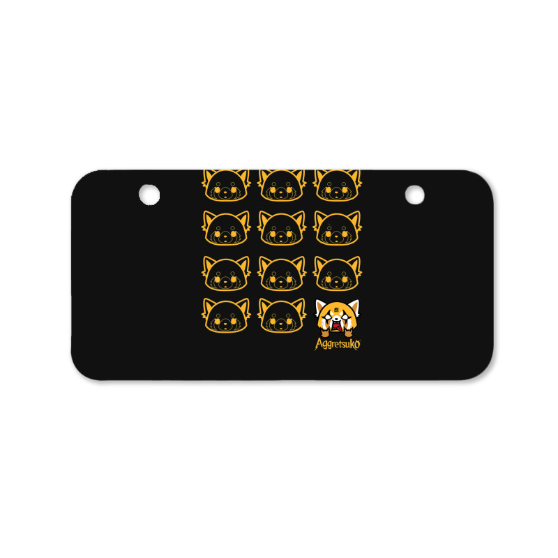 Aggretsuko Real Bicycle License Plate | Artistshot