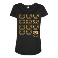 Aggretsuko Real Maternity Scoop Neck T-shirt | Artistshot