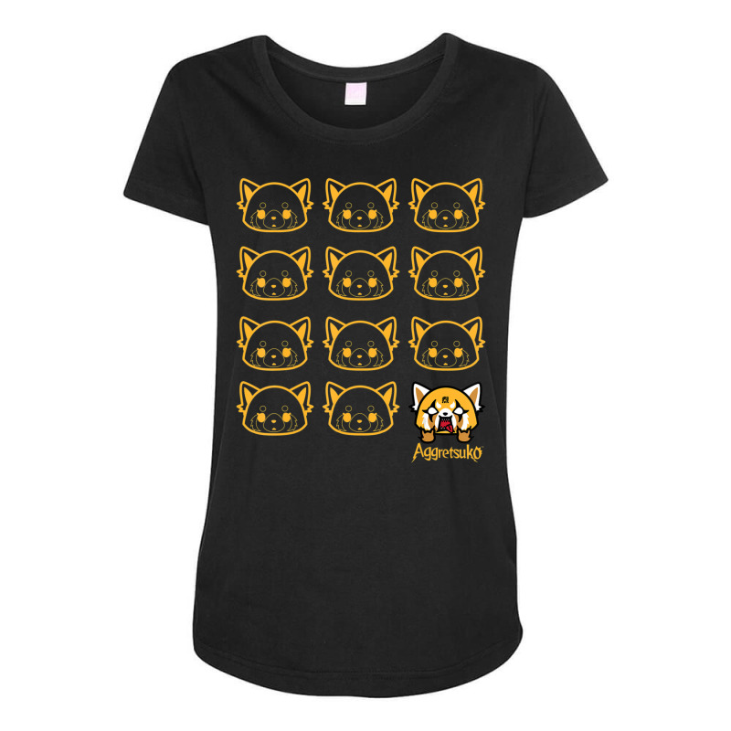 Aggretsuko Real Maternity Scoop Neck T-shirt by Kandurip541 | Artistshot