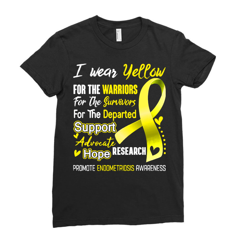 Endometriosis Awareness T  Shirt2180 Ladies Fitted T-Shirt by cm-arts | Artistshot