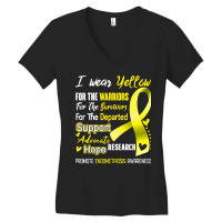 Endometriosis Awareness T  Shirt2180 Women's V-neck T-shirt | Artistshot