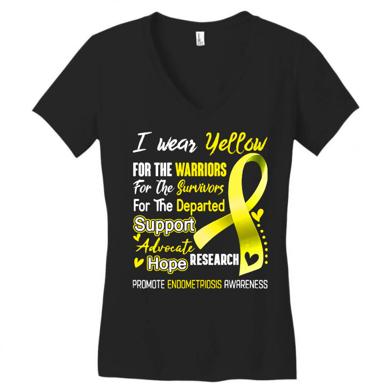 Endometriosis Awareness T  Shirt2180 Women's V-Neck T-Shirt by cm-arts | Artistshot