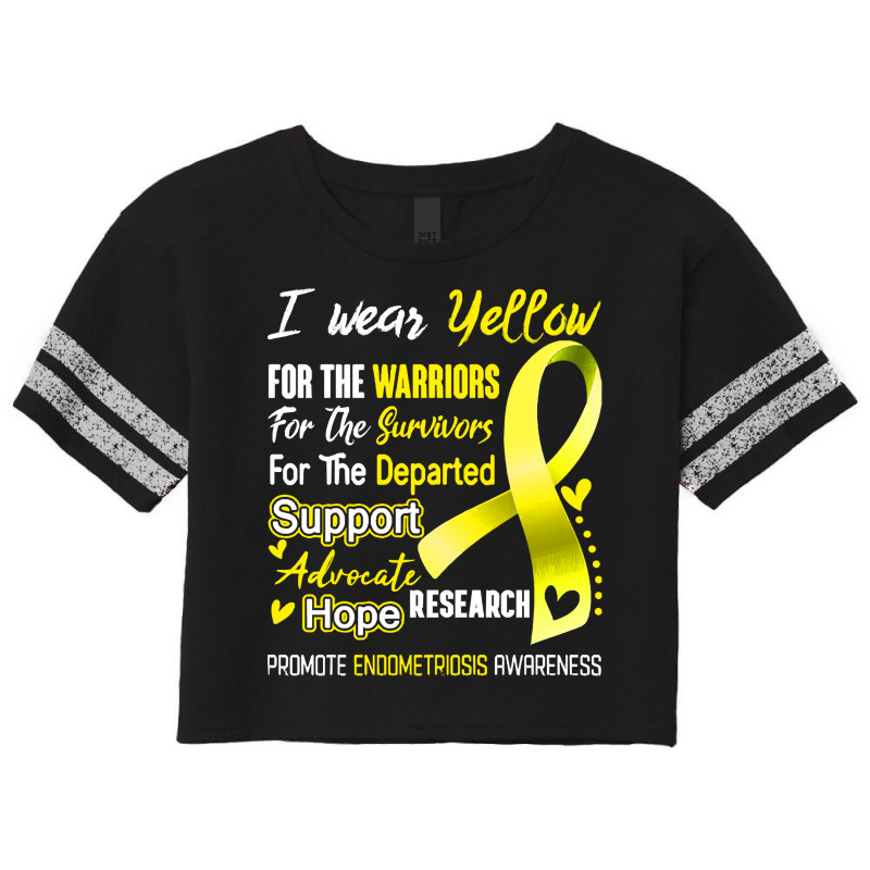 Endometriosis Awareness T  Shirt2180 Scorecard Crop Tee by cm-arts | Artistshot