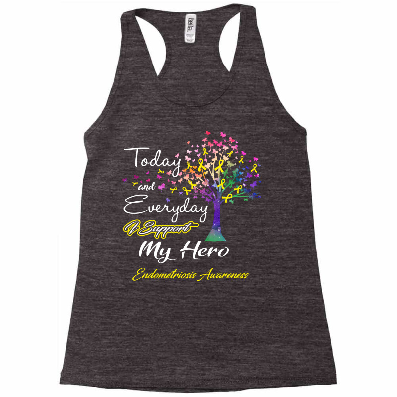 Endometriosis Awareness T  Shirt2183 Racerback Tank by cm-arts | Artistshot