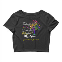 Endometriosis Awareness T  Shirt2183 Crop Top | Artistshot