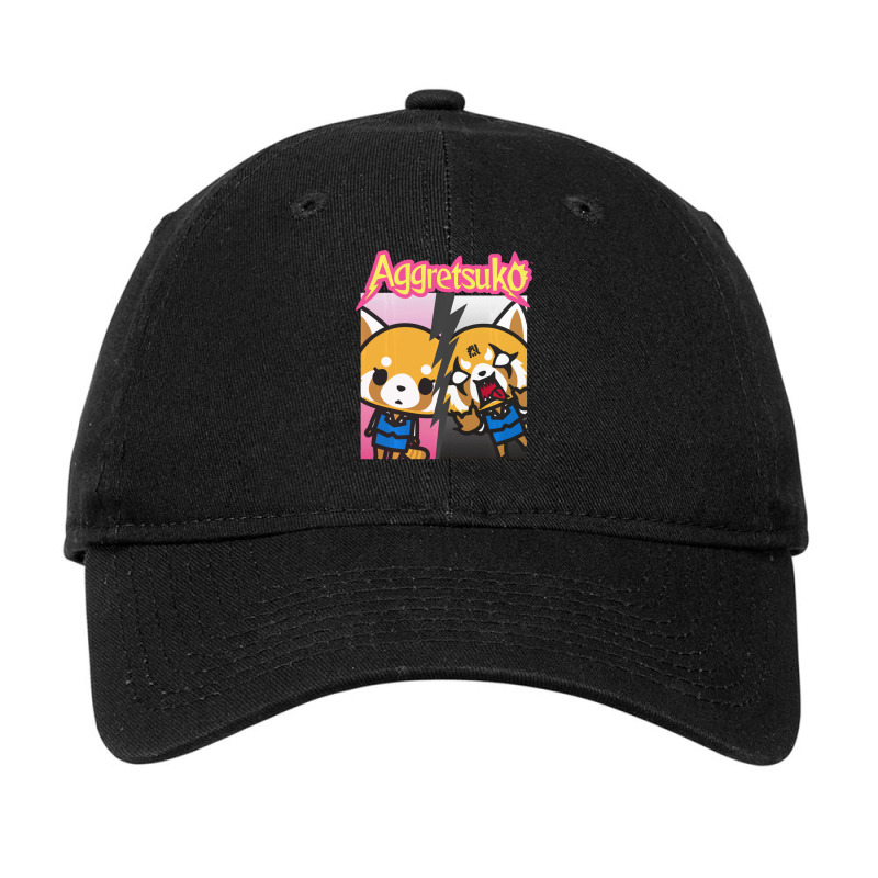 Aggretsuko Split Personality Adjustable Cap by Kandurip541 | Artistshot