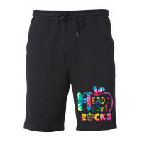 Hello Head Start Rock Tie Dye Back To School Teacher Fleece Short | Artistshot