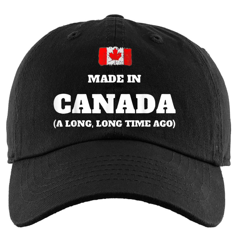 Flag Madein Canada Long Time Ago Kids Cap by Outpost | Artistshot