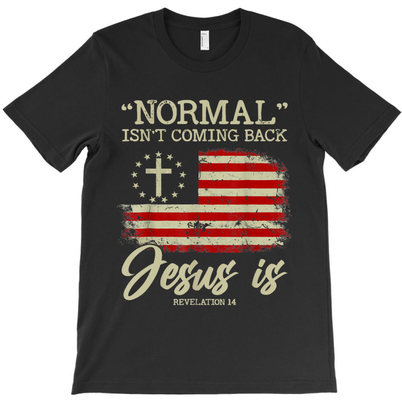 Normal Isn't Coming Back But Jesus Is Revelation 14 Vintage T-Shirt by ZeusOba | Artistshot