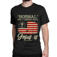 Normal Isn't Coming Back But Jesus Is Revelation 14 Vintage Classic T-shirt | Artistshot