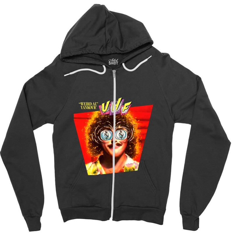 Uhf   Weird Al Yankovic Zipper Hoodie | Artistshot