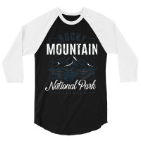 Rocky Mountain National Park  Classic Vintage Souvenir 3/4 Sleeve Shirt | Artistshot