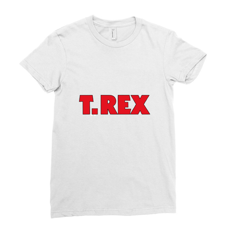 T Rex Solid Gold Ladies Fitted T-Shirt by cm-arts | Artistshot