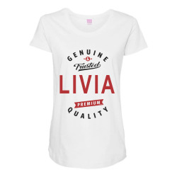 Livia Maternity Scoop Neck T-shirt | Artistshot
