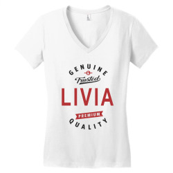Livia Women's V-Neck T-Shirt | Artistshot