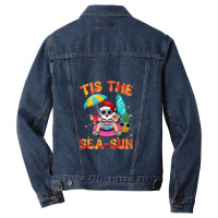 Santa Hat Summer Men Denim Jacket | Artistshot