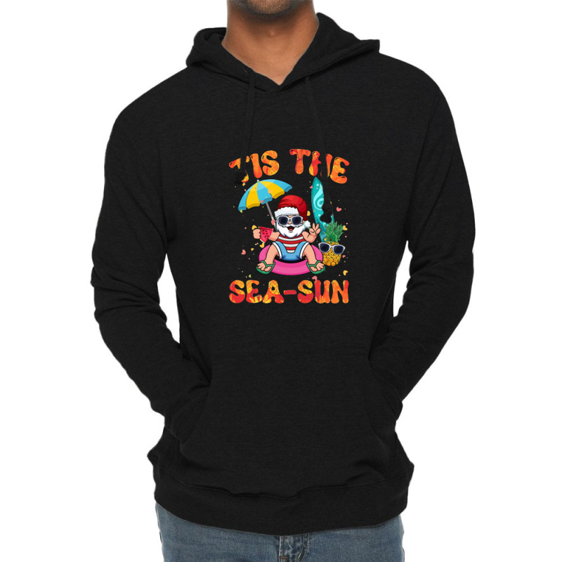 Santa Hat Summer Lightweight Hoodie | Artistshot