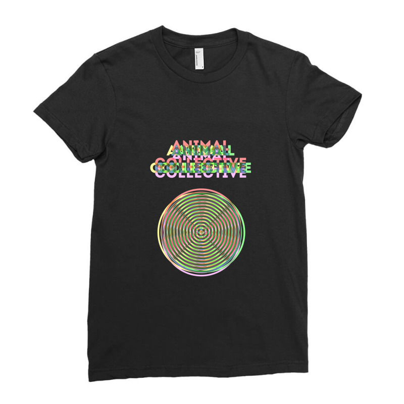 Animal Collective Psychedelic Ladies Fitted T-Shirt by cm-arts | Artistshot