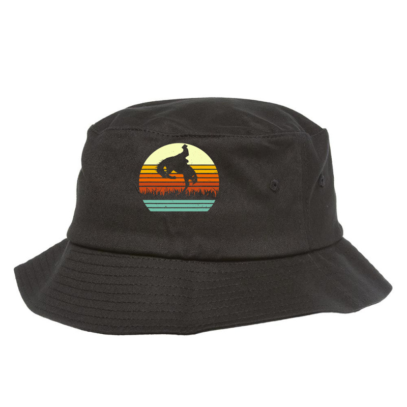 Rodeo Bucking Bronco Horse Retro Style Bucket Hat by cm-arts | Artistshot