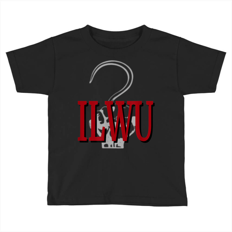 Ilwu Maroon Text Fist Longshoreman Hook Toddler T-shirt By Stunner -  Artistshot
