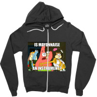 Is Mayonnaise And Instrument Large Zipper Hoodie | Artistshot